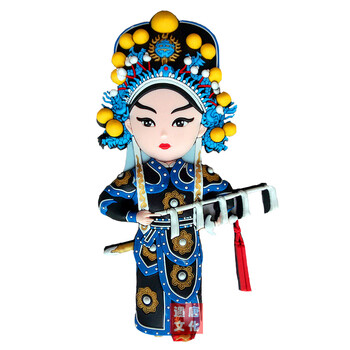 京剧脸谱申好工坊冰箱贴创意磁性贴中国风磁力贴装饰品花木兰