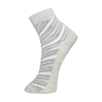 米兰春天 抗菌防臭男士袜子 木浆纤维中筒休闲男袜 均码