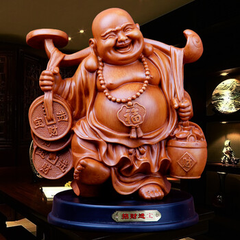 归鸿弥勒佛摆件招财摆件客厅摆件开业礼品招财进宝工艺品家居饰品办公