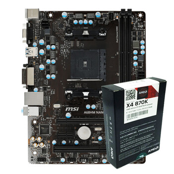 amd 速龙ii x4 870k 四核cpu处理器 微星a68hm主板cpu游戏套装_现价