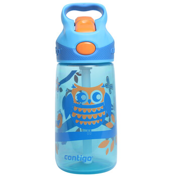 康迪克（Contigo） 悠享每刻 儿童吸管杯3-8岁 宝宝保温杯吸管杯 450ml 015猫头鹰