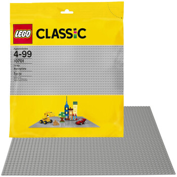 Lego 乐高积木创意系列底板拼砌板儿童拼装玩具垫板拼砌板适合大颗粒小颗粒积木灰色小颗粒底板 图片价格品牌报价 京东
