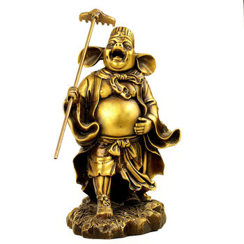 铜猪八戒摆件铜猪天蓬元帅铜像十二生肖猪家居风水工艺品
