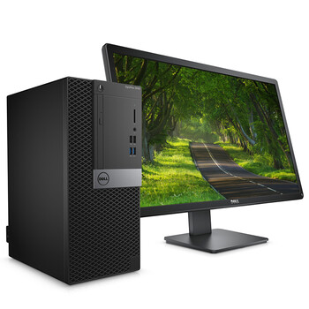 戴尔(dell) 3050 商用台式机主机 3050mt丨含20寸显示器 i5-7500t丨8g