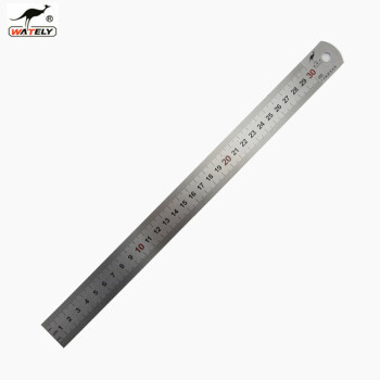威特力钢尺 15cm 30cm 50cm 60cm 1米 钢直尺 加厚 不锈钢尺子 1.5米