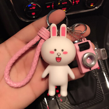 可妮兔站 粉色相机 粉绳