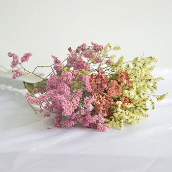 仿真大麦穗手工干花束客厅落地假花干枝插花居家新房装饰 肉康水晶草