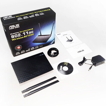 华硕（ASUS）RT-AC55U 1200M AC双频 智能无线路由器
