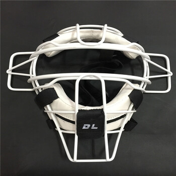 hjhw棒球护具捕手面具白面白框棒球世界捕手面罩护脸护面棒球垒球防护