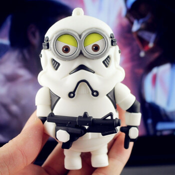 小黄人8800毫安充电宝 个性迷你便携移动电源苹果安卓手机通用 白兵