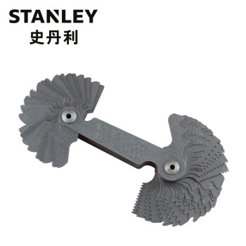 史丹利Stanley订制52件装公英制螺纹规36-166-23样板规 尺寸测量牙规