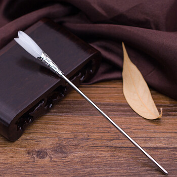 发簪古风发簪盘发步摇头饰步步惊心同款木兰簪子汉服配饰发饰 白色