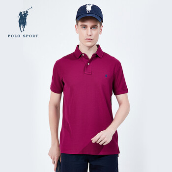polo sport polo衫 纯色翻领男式短袖t恤(polo衫净色小马) 72pw05886