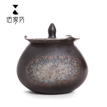
                                        伍家坊 星空 陶瓷罐陶瓷 瓷器 普洱醒茶罐 茶具 三款陶瓷茶叶罐 储茶罐存茶罐 夜                