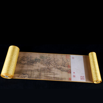 倚楼听风 清明上河图国画全图卷轴丝绸画 15米书画宋画【图片 价格 品