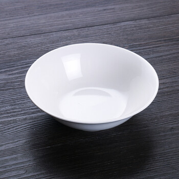 白色陶瓷斗碗 翅碗盛菜碗白色小米饭碗 喇叭碗麻辣烫碗汤碗面碗sn4779