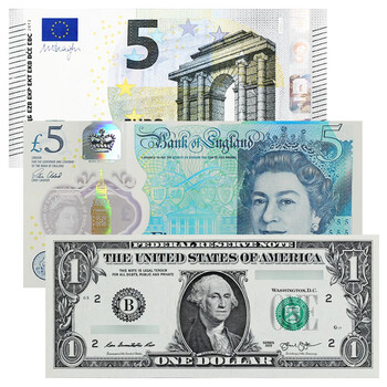 金永恒美元英镑欧元欧美纸币套装1美元5