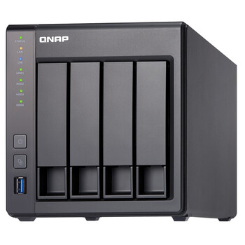 威联通(qnap) ts-431x高效能备份服务器 四盘位nas网络存储器 8g内存