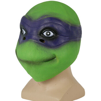 龟面具 头套乌龟cos万圣节酒吧演出搞笑动物蒙面用品 紫色