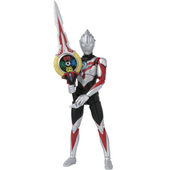 万代（BANDAI） SHF 奥特曼1 手办模型玩具 15cm SHF 欧布原生圣剑