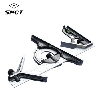 SMCT/上量组合角度尺0-180°测量仪量角器角度尺角度仪角度S102-112-101可定制