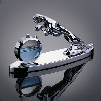 创意汽车用品车载香水精油座式小车上摆件金钱豹子捷豹车内装饰品