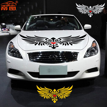 帝图 凤凰图腾汽车贴纸 引擎盖贴 车身贴 个性超酷车身拉花 图腾贴纸