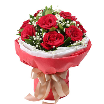 同城红玫瑰花束礼盒上海北京深圳广州成都花店 x款11枝红玫瑰【图片