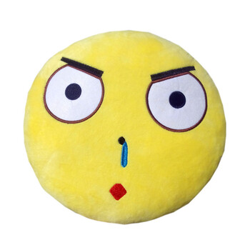 emoji公仔表情包qq抱枕儿童玩偶布娃娃毛绒玩具批发生日礼物男女 发呆