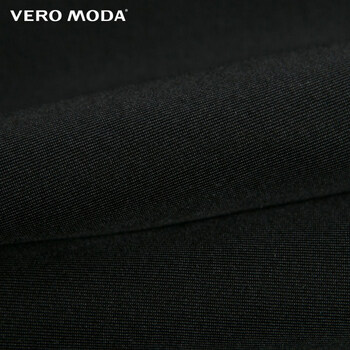 Vero Moda太空棉纯色加厚简约中长款A摆半裙|31511G020 010黑色 165/68A/M/R