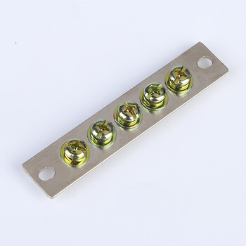 cnoble 接地端子接地排地线端子接零排铜端子接零铜排 接零铜排3*25mm