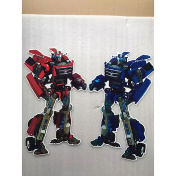 润华年福田戴姆勒汽车原厂配件 欧曼gtl 机器人 变形金刚车门贴纸 标