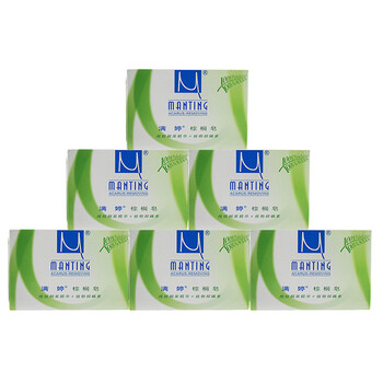 满婷(manting)棕榈皂100g*6(香皂 深层清洁)