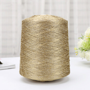苎麻线纯麻线亚麻线钩针线编织细线季钩帽子线包包线 柑黄