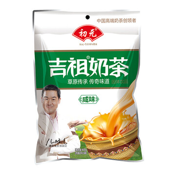 初元吉祖奶茶 内蒙古奶茶袋装 无植脂末 咸味奶茶粉 400g