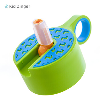 
                                        Zinganything风靡美韩国 儿童柠檬水杯随手杯正品Kid zinger活力瓶 粉蓝色                