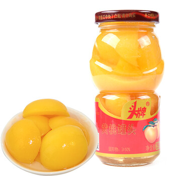 头牌 水果罐头 黄桃罐头 259g