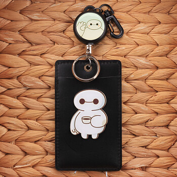 伸缩卡套公交卡通动漫门禁卡套钥匙卡套钢丝绳易拉扣学生饭卡ic卡