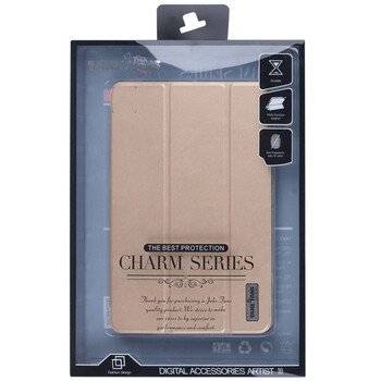 TAKE FANS iPad mini1/2/3保护套 真我系列保护套 三折休眠皮套 苹果iPad mini 保护壳/皮套 金色