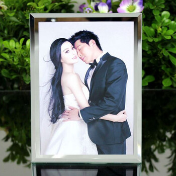 
                                        蘇姑娘相框水晶玻璃透明5寸6寸7寸8寸10寸12寸荣誉证书相框奖状相框摆台 双镜边 12寸横竖可摆可放A4大小                