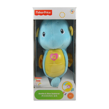 【京东超市】费雪（Fisher Price）益智玩具声光安抚海马DGH82-蓝色