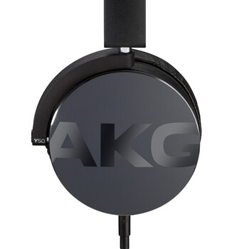 
                                        爱科技（AKG）Y50 便携头戴式耳机 重低音 线控耳麦 立体声耳机 HIFI音乐耳机 手机通用 黑色                