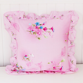 hrhm旗舰店 阳光心情配套靠垫 坐垫靠枕靠垫抱枕 含芯 百合春天 60*