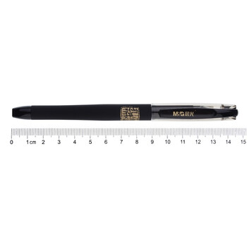 晨光（M&G）AGPK3705考试子弹头中性笔签字笔水笔0.5mm12支装 黑色