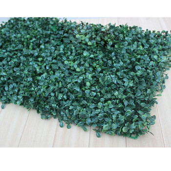 
                                        强迪双层加密米兰草坪加大加宽仿真人造装饰草皮2片装 绿色 40*60CM                