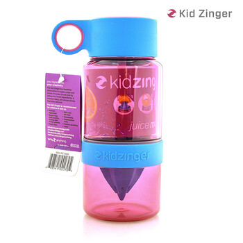 
                                        Zinganything风靡美韩国 儿童柠檬水杯随手杯正品Kid zinger活力瓶 粉蓝色                