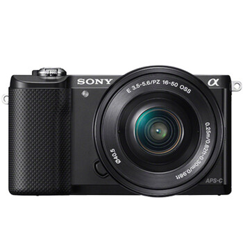 索尼(sony)ilce-5000y/a5000(e16-50/e 55-210)微单相机 白色套机