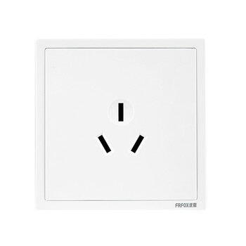 优狐5xc墙壁电源开关二三插座86型面板5孔卫生间浴室厨房防水插板墙面