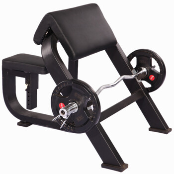 牧师椅健身房器材欧款二头训练器商用健身器材