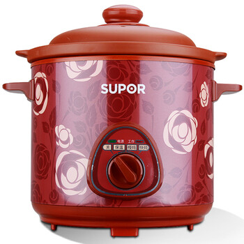 
                                        苏泊尔（SUPOR） 电炖锅红陶电炖盅煮粥煲汤养生锅DKZ30B11-230                